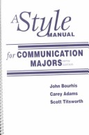 Book cover for A Style Manual for Communication Majors