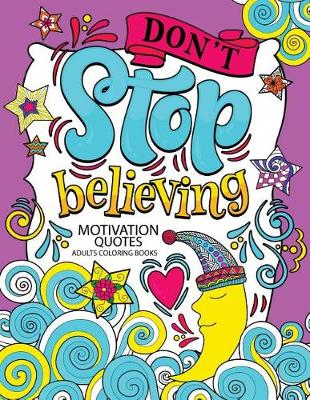 Book cover for A Motivation Quotes Adults Coloring books