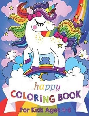 Book cover for Happy Coloring Book