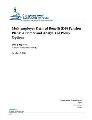 Cover of Multiemployer Defined Benefit (DB) Pension Plans