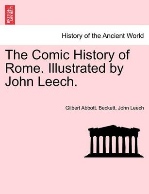 Book cover for The Comic History of Rome. Illustrated by John Leech.