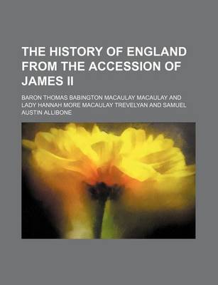 Book cover for The History of England from the Accession of James II (Volume 2)