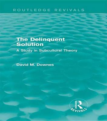 Cover of The Delinquent Solution