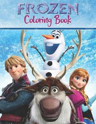 Book cover for Frozen Coloring Book