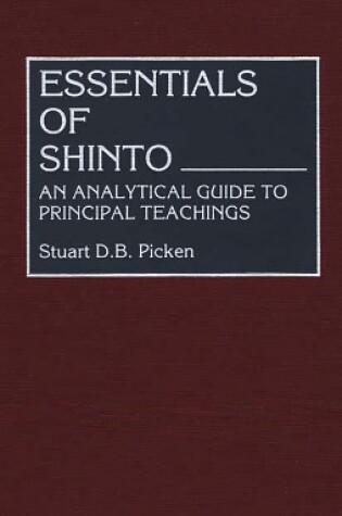 Cover of Essentials of Shinto