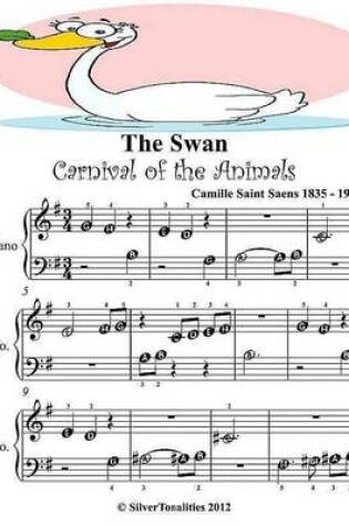 Cover of The Swan Carnival of the Animals -  Beginner Tots Piano Sheet Music