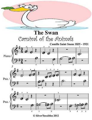 Book cover for The Swan Carnival of the Animals -  Beginner Tots Piano Sheet Music