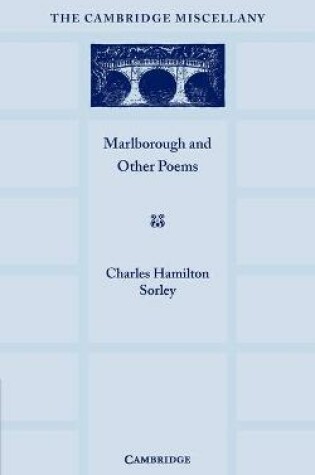Cover of Marlborough and Other Poems