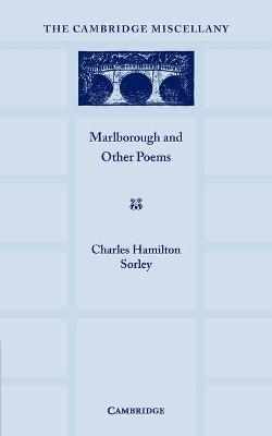 Book cover for Marlborough and Other Poems