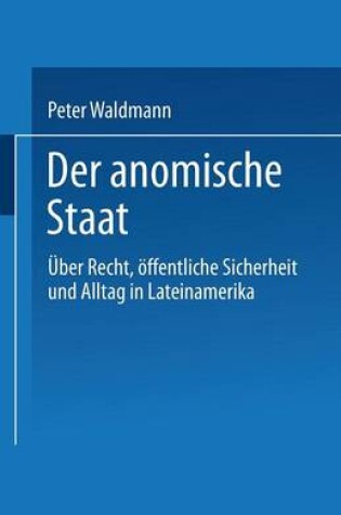 Cover of Der anomische Staat