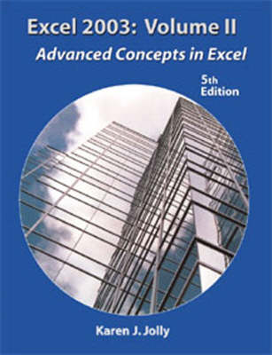 Book cover for Excel 2003 Volume II