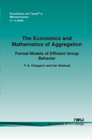 Cover of The Economics and Mathematics of Aggregation