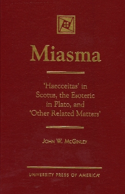 Book cover for MIASMA