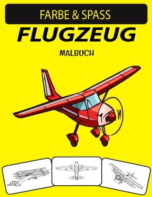 Book cover for Flugzeug Malbuch