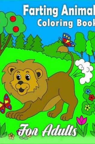 Cover of Farting animals coloring book for adults