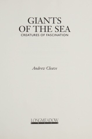 Cover of Giants of the Sea