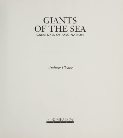 Cover of Giants of the Sea