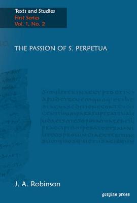 Book cover for The Passion of S. Perpetua