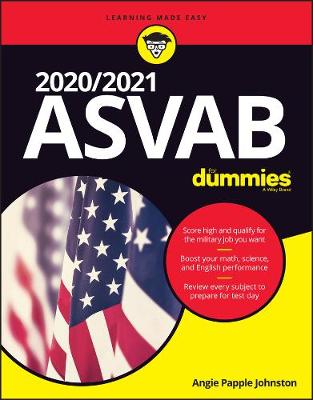 Book cover for 2020 / 2021 ASVAB For Dummies