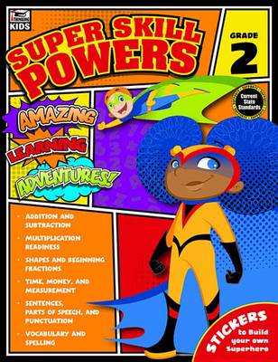 Book cover for Super Skill Powers, Grade 2