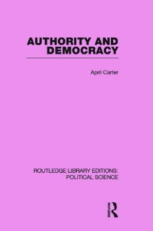 Cover of Authority and Democracy