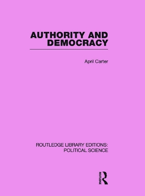 Book cover for Authority and Democracy