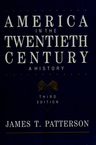 Cover of Patterson America in the Twentieth Century 3e