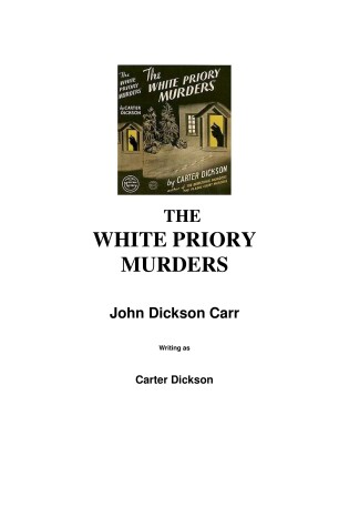 Cover of The White Priory Murders