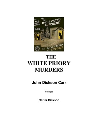 Book cover for The White Priory Murders