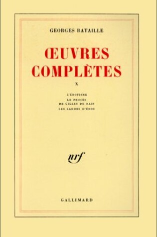 Cover of Oeuvres Completes