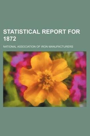 Cover of Statistical Report for 1872