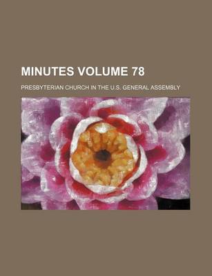 Book cover for Minutes Volume 78