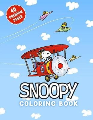 Book cover for Snoopy Coloring Book