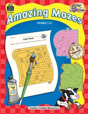 Book cover for Start to Finish: Amazing Mazes Grd 1-2