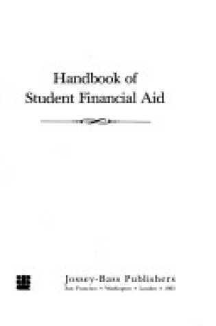 Cover of Handbook of Student Financial Aid