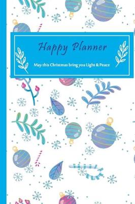 Book cover for F4 Monthly planner Christmas Lively Cover