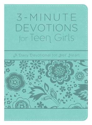 Book cover for 3-Minute Devotions for Teen Girls