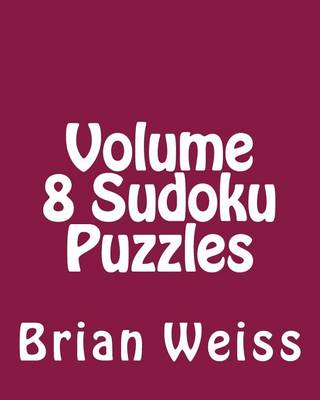 Book cover for Volume 8 Sudoku Puzzles