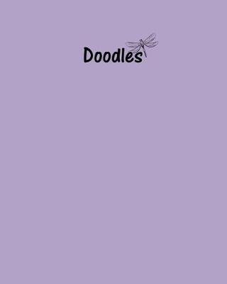 Book cover for Doodles Journal - Great for Sketching, Doodling or Planning with Thistle Purple Cover