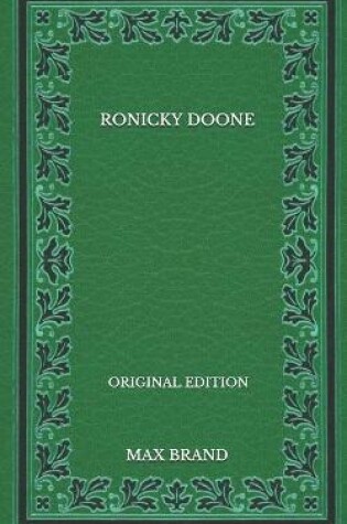 Cover of Ronicky Doone - Original Edition