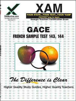 Book cover for Gace French Sample Test 143, 144