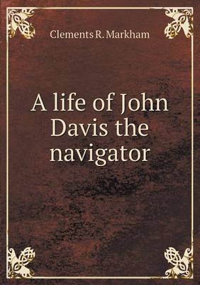 Book cover for A life of John Davis the navigator