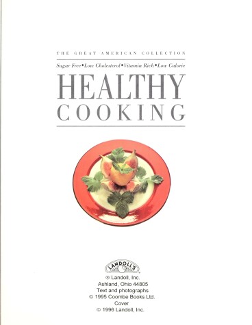 Book cover for Healthy Cooking