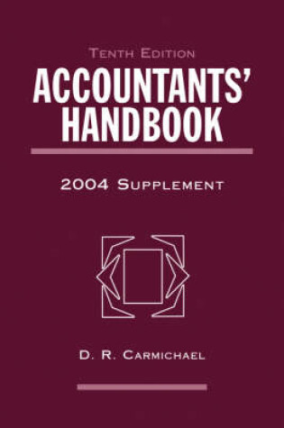 Cover of Accountants' Handbook, 10th Edition 2004 Supplemen T