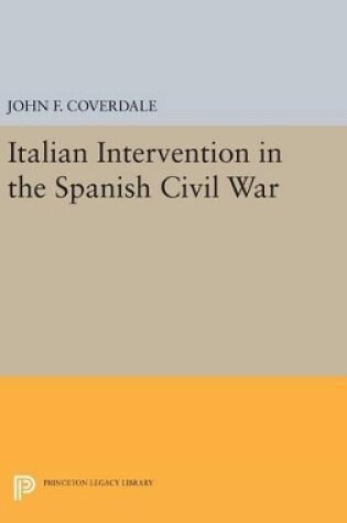 Cover of Italian Intervention in the Spanish Civil War