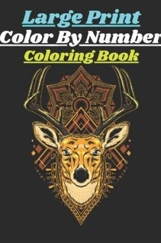 Cover of Large Print Color By Number Coloring Book