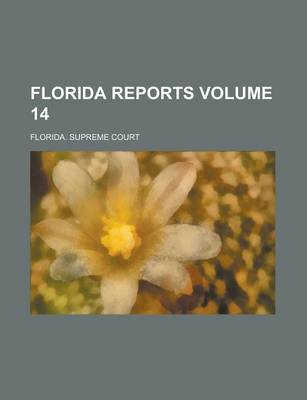 Book cover for Florida Reports Volume 14