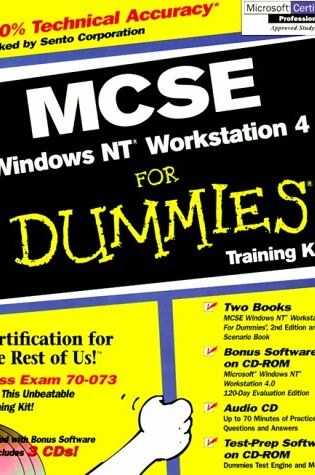 Cover of MCSE Windows NT Workstation 4 For Dummies