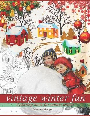 Book cover for Vintage winter fun