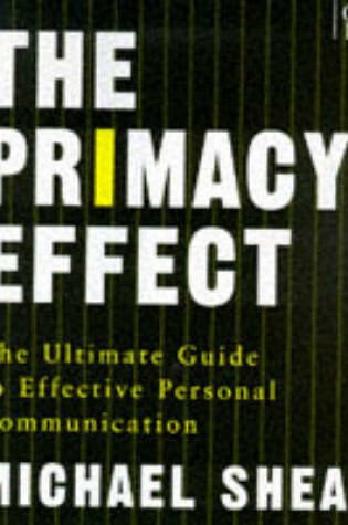 Cover of The Primacy Effect